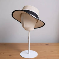 Adjustable Mannequin Head Stand Stainless Steel Base Hat Display Head Lightweight