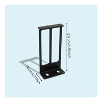 Sturdy Metal Construction Open Air Case Expansion Bracket Improved Ventilation Vertical GPU Mount Bracket Space Optimization GPU Vertical Mounting Kit Universal Fit for DIY Enthusiasts, PC Builders