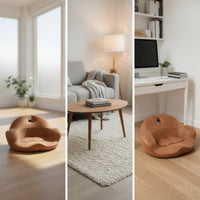 Meditation Cushion Ergonomic Floor Cushion with Backrest Posture-Supporting Cushioned Mat for Meditators