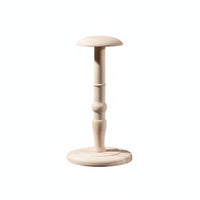 Wooden Hat Stand Freestanding Mushroom Hat Stand Sturdy Holder for Shop Owners, Boutique Counters, Studios
