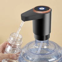 Portable Electric Water Pump Compact Bottled Water Pump One Button Automatic for Home, Office
