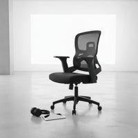 Support Ergonomic Office Chair Rocking Function Mesh Back Computer Chair Heavy Duty for Students