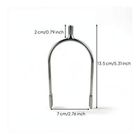 Polished Stainless Steel Spur with Strap Compact Equestrian Spur with Strap for Riders, Equestrians