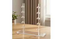 Eyeglasses Display Stand Clear Acrylic Eyewear Display Stand Eyeglasses Rack Holder Transparent Glasses Rack Countertop