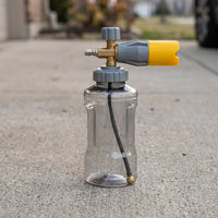 Soap Dispenser for Car Cleaning and Car Wash, High Pressure Foam Sprayer for Car Washing, Brass Foam Lance with 1/4 Inch Quick Connect Male