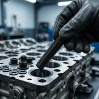 High-Grade Head Stud Kit with Washers Replacement Cylinder Head Studs Compatible Hardware Premium Quality for Automotive Workshops