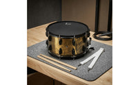 10-Lug 14 Inch Snare Drum Marbled Finish Poplar Snare Drum Drumsticks Included Percussion Instrument