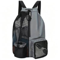 Lightweight Swim Bag with Wet Pocket Adjustable Straps Wet Pocket Backpack Sturdy Beach Sackpack for Swimming