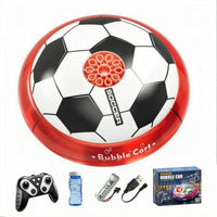 Bubble Soccer Car Translucent Circular Band Football Bubble Toy Car Kids Plaything Light and Sound 2.4G