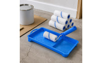 10 Pieces Sponge Paint Roller Set High Density Mini Paint Roller Set Smooth Finish House Painting Supplies