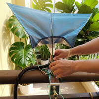 Balcony Rainwater Collector Plant Friendly Rain Collect Tarp Intended for Patio