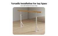Adjustable Height Dance Barre Sturdy Construction Adjustable Height Dance Barre Stable Home Stretching Bar for Dancers, Children