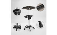 Salon Tool Cart with Trays Multi-Compartment Hair Trolley Easy to Clean Hairdresser Trolley for Hairdressers, Barbers