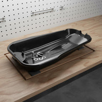 Oil Drain Pan Spill Resistant Design Oil Change Pan Parts Cleaning Tray for Workshop, Garage