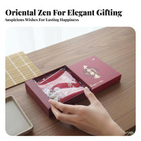Chinese Design Pouch Zipper Closure Embroidered Change Purse Ideal Gift Zippered Textile Pouch for Tourists, Girls, Gifting, Souvenir Collection