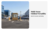 Steel Frame Guard House Weatherproof Prefabricated Security Booth Pre-Assembled Outdoor Gatehouse for Gatekeepers, Event Toll Booths, Schools