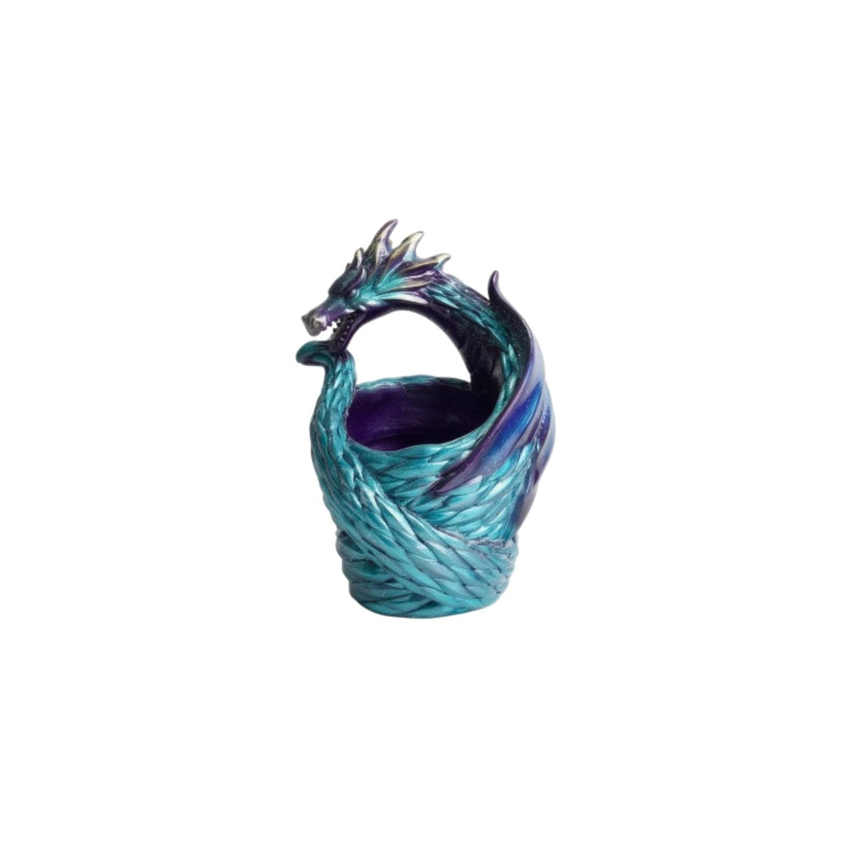 Decorative Dragon Sculpture Planter Sculptural Dragon Planter Desktop Resin for Gardeners, Balcony