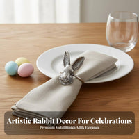 Hare Napkin Holder Elegant Design Bunny Napkin Holder Sturdy & Reusable for Event Coordinators, Restaurant Owners, Holiday Parties, Banquets