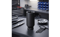 EV car Solenoid Valve Socket Matte Black car Solenoid Valve Socket Cylindrical for Mechanics