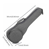 Waterproof Ukulele Gig Bag Adjustable Shoulder Strap Ukulele Gig Bag Lightweight Musical Instrument Accessory for Travel, Storage