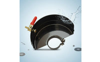 Dustproof Angle Grinder Slotting Guard Multi-Blade Protection Water-Fed Dust Cover Wall Chaser Hood for Electricians, Renovation