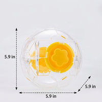 15 cm Syrian Hamster Toys Hamster Orb, Smooth Hamster Exercise Units with Ventilation Foot-Catching Prevention Design for Animals