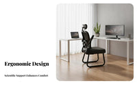 Ergonomic Mesh Chair effortless Rolling Casters Office Furniture Adjustable Headrest Flip-up Armrests for game players
