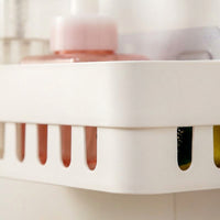 Bathroom Sink Drain Rack and Kitchen Organizer for Students, Wall Mounted Shelf Soap Sponge