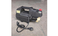 220V Electric Pressure Washer Brass Fittings High-Pressure Washer Built-in Handle Self-Priming Pump Vented Body for Cleaning, Water Pumping