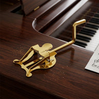 French Brass Lyre Compact Marching Lyre Metal Accessory for Practice