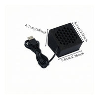 Compact Aquarium Cooling Fan Quiet Aquatic Tank Cooling Fan Adjustable Powerful