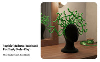 Medusa Headband Intricately Designed Medusa Snake Headband Lightweight Greek Mythology Hair Accessory for Cosplayers, Adults, Cosplay, Costume Parties