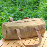 Tent Stakes Storage Bag Canvas Tent Stakes Bag Easy to Carry Portable for Campers, Travel