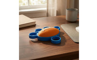 Textured Oval Hand Grip Exerciser Blue Band Five-Finger Grip Coach Stress Relief Finger Exerciser Ball Portable
