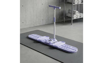 Anti-Slip Ski Exercise Machine Compact Ski Instructor Textured Foldable Stepper Perforated for Indoor Workout, Home Gym