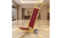 Foldable Luggage Trolley Compact Foldable Luggage Cart Small Hand Truck Portable Trolley for Hotels, Lobby, Hospitality