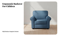 backingive Backrest Plush creature Chair Soft and Comfy children's Seat Easy to Clean kids' Furniture Stable low-to-the-ground Design for young children, Parents, storytime Corner, Nursery, Living Room, Relaxing