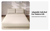 Space-Saving Pull-extendable Sofa Bed 2-in-1 Design Pull-extendable Sleeper Loveseat doublePurpose transformable Couch Hidden Storage for Apartment Dwellers, Students, Homeowners, Small Spaces, Living Room, Office