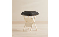 Wooden Portable Folding Massage Stool Padded Folding Massage Stool Lightweight for Beauty Salons
