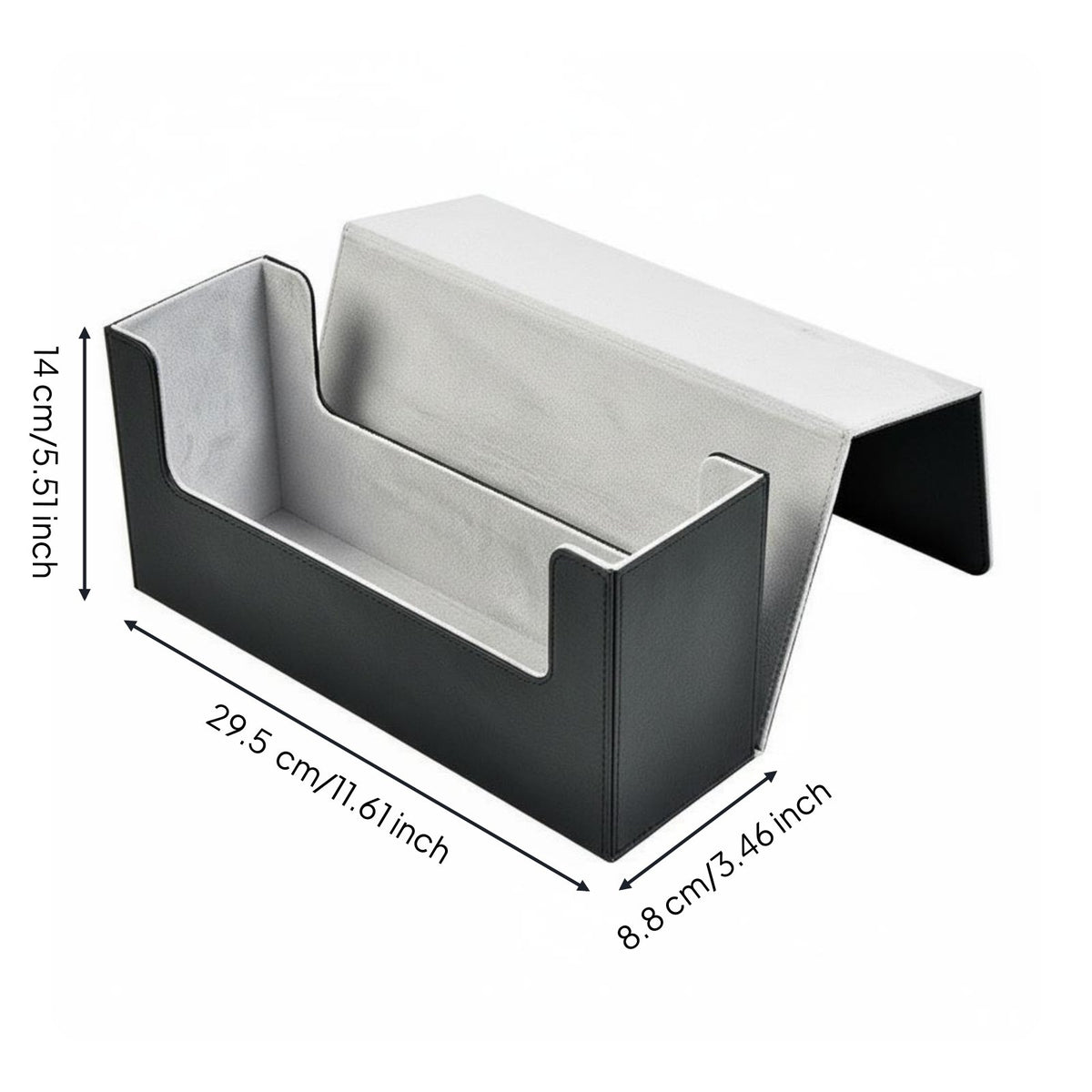 Graded Card Storage Box Soft Interior Lining Large Capacity Trading Card Holder Easy Access Design for   Enthusiasts