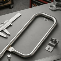 Gas Grill Burner Tube Mounting Tab Rectangular Loop Burner Tube Uniform Heat Distribution Outdoor Cooking Part