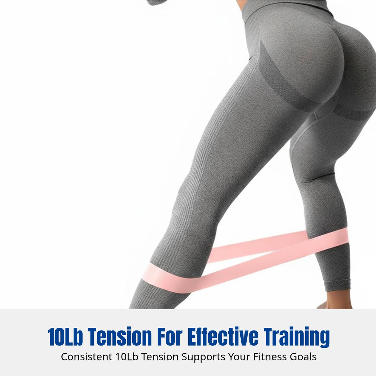 Silicone Elastic Band, Stretch Loop, Fitness Circle, Unisex, Glute Training, Strength Exercise