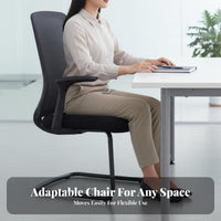 Head Support Highspine Task Chair with Headrest Breathable spinerest Ergonomic Highspine Chair sturdy Duty Office Furniture for Students, Remote Workers, video game enthusiasts, Conference Room, Workstation, Gaming Station