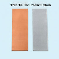 10 Pieces Copper-Colored Electrode Strip Hole-Punched Flat Electrode Strip