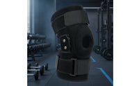 Stabilizing Knee Brace with Side Stabilizers Encompassing Adjustable Knee Brace Orthopedic Leg Stabilizer Elastic for Athletes, Runners, Recovery, Sports