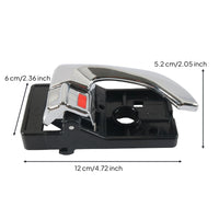 Inner Door Pull Handle Replacement Car Door Pull Handle Smoother Chrome for DIY Mechanics