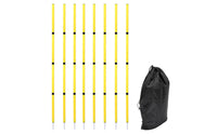 Soccer Training Poles Connectable Design Soccer Slalom Poles Versatile-Sport Basketball Training Markers for Gym