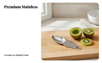 Stainless Steel Kiwifruit Cutter Serrated Blade Kiwifruitfruit Fruit Spoon Kiwifruit Tool Easy to Clean 2-in-1 Fruit Cutter