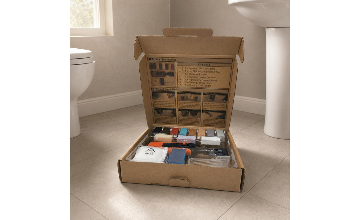 Tile Repair Kit Easy to Use Ceramic Tile Chip Repair Kit Long-Lasting
