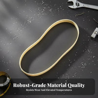 Replacement Part Ribbed Saw Belt High Tensile Strength Power Tool Accessory long-lasting Machine Component Wear Resistant for Repair Technicians, DIY hobbyists, Professionals, Workshop, Construction location, Garage
